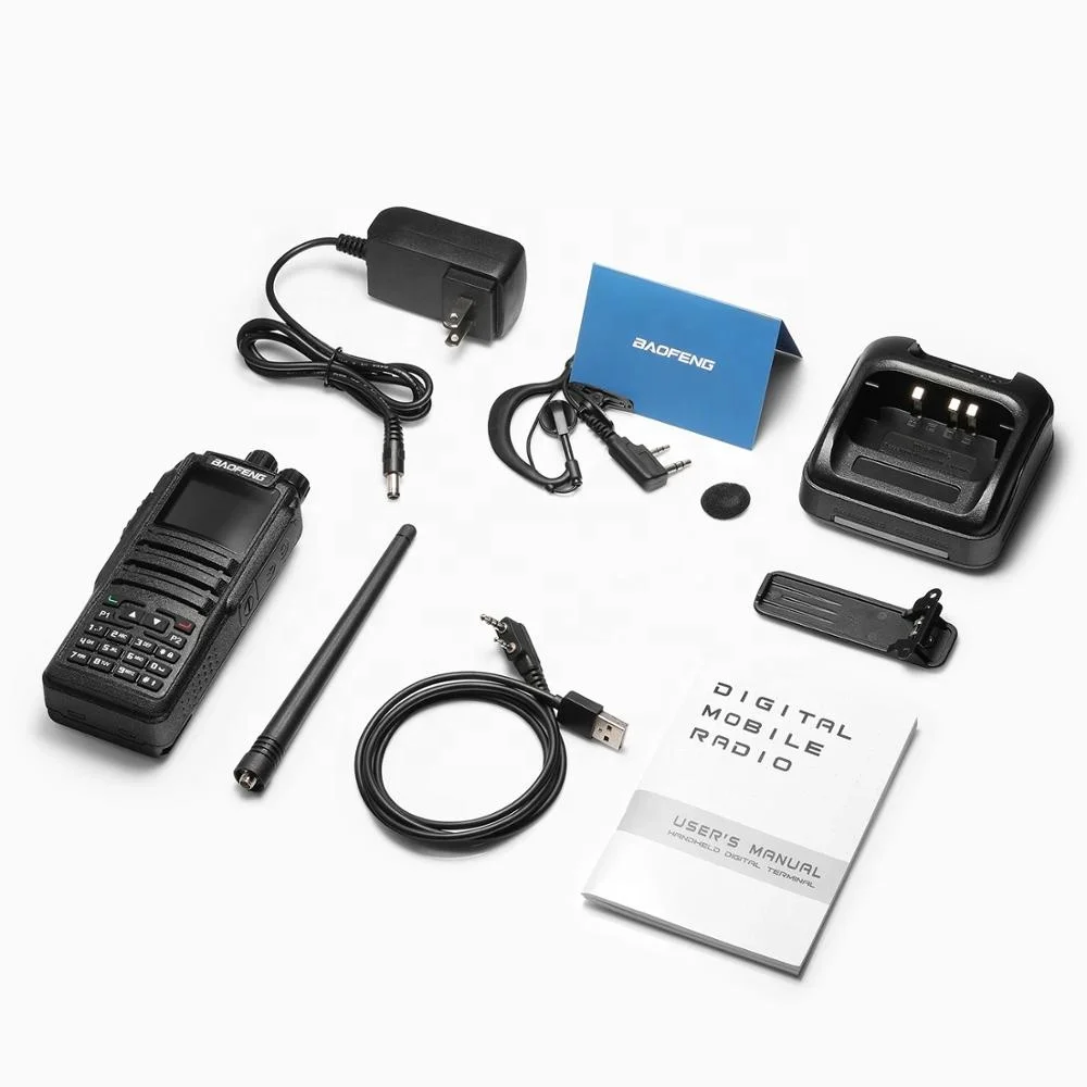 100% оригинальная Двухдиапазонная DMR рация BAOFENG 2 уровня DM1701 цифровое радио