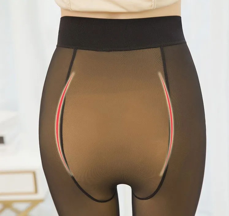 Custom Logo Women Translucent Tights Super Stretchy Pantyhose 85g 220g 300g Spring Autumn Winter Airline Stewardess Leggings