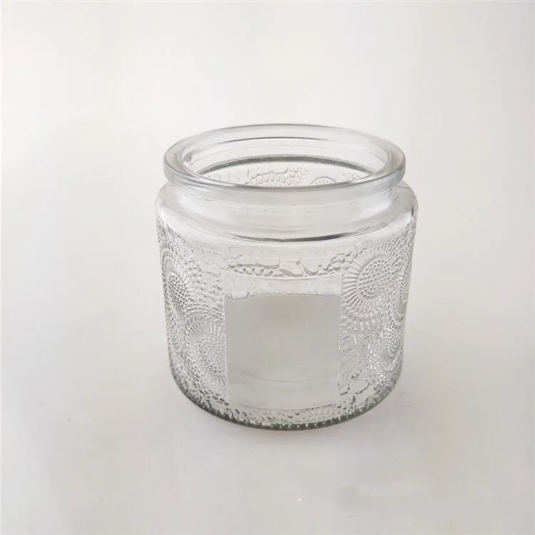
Wholesale Frosted Glass Jars With Lids For Candles 
