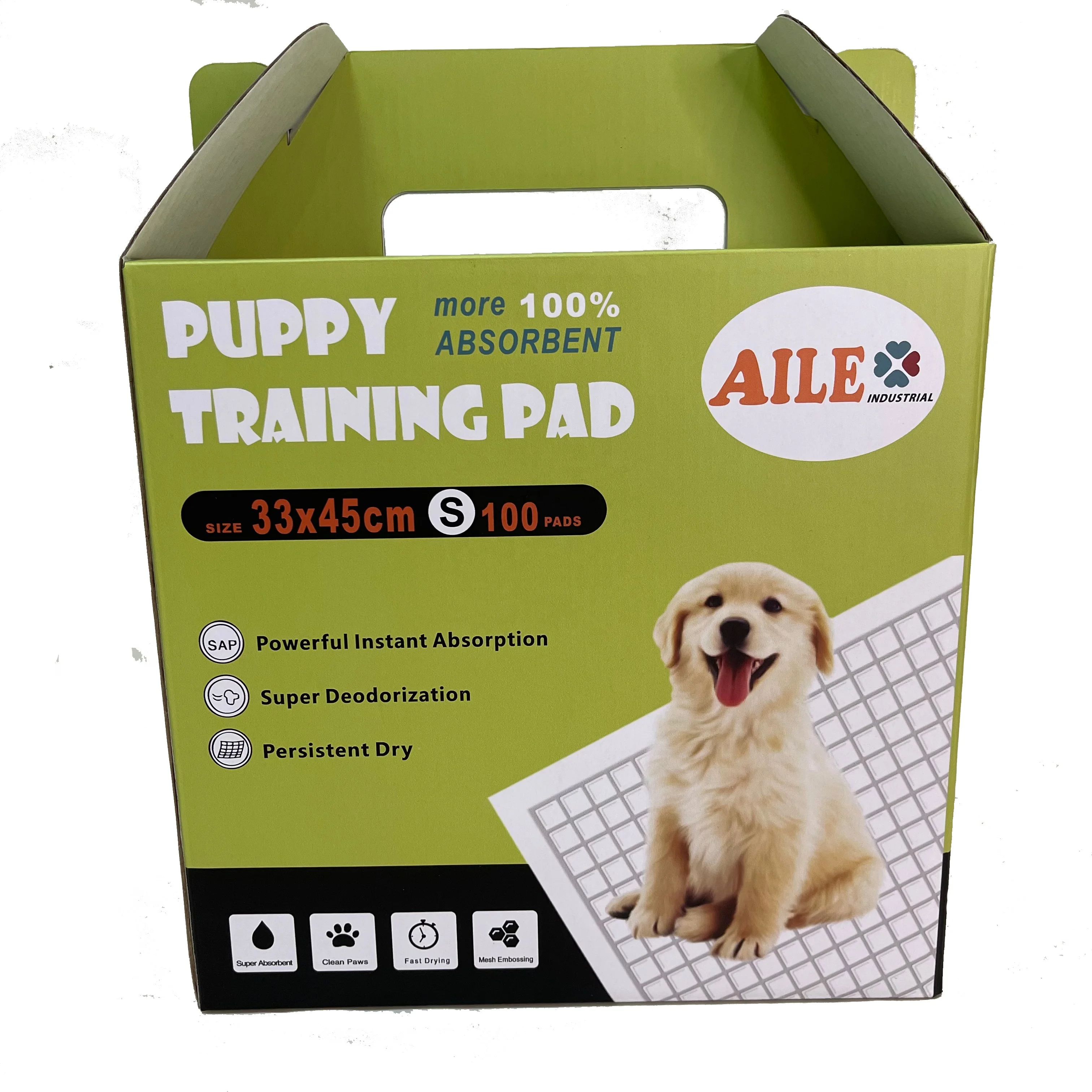 indoor pet use Super Absorbent Polymer SAP pet sheets Keeps puppy dog clean pee pad Reduce odor Training Pads