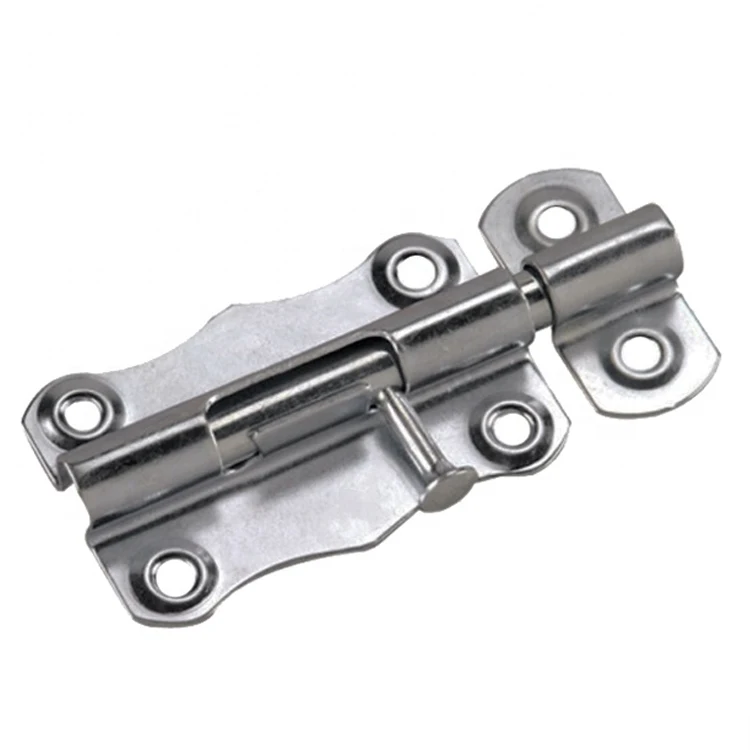 SANKINS  Steel Security Interior Exterior Door Window Latch Sliding Lock Barrel Slide Bolt Gate Lock Hasp with Mounting Screws