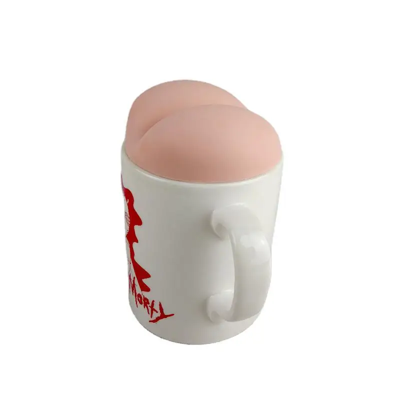 Wholesale Cartoon Cute Mugs Ceramic Coffee Rick and Morty Ceramic Coffee Mug with Silicone Bum Lid