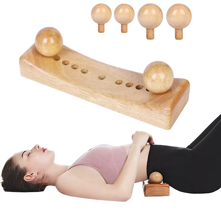 Best-Selling Beech Wood Scrapping Board Anti-Cellulite Massager with Polished Technique Lymphatic Drainage Therapy Massage Tool