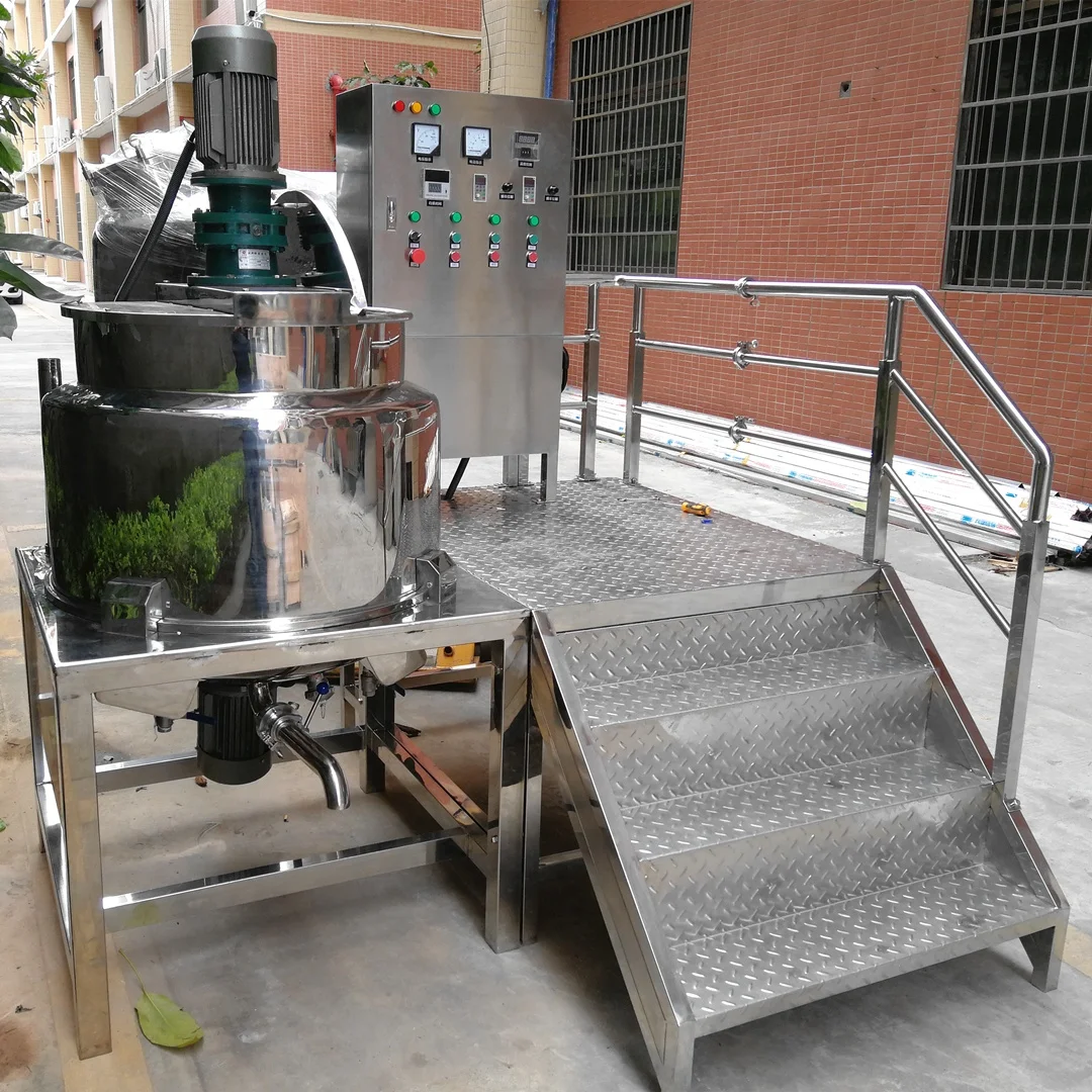 Chemical Industrial Mixing Equipment Lotion Mixer Machines Cosmetic Manufacturing Machinery Small Liquid Soap Making Machine