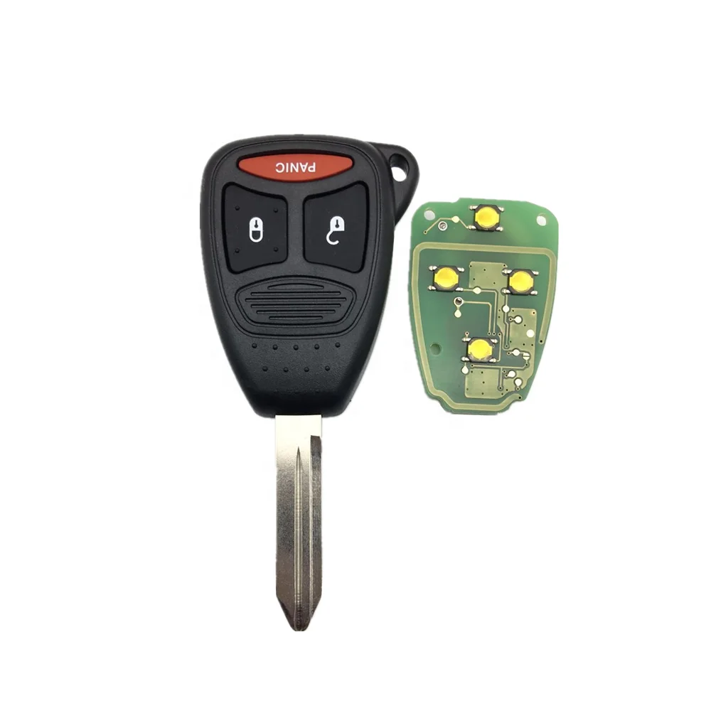 315Mhz Remote Key KOBDT04A Fob 3+1 4 Button For Dodge Caliber Dakota Durango Magnum Nitro Ram 1500 2500 3500 Uncut Case