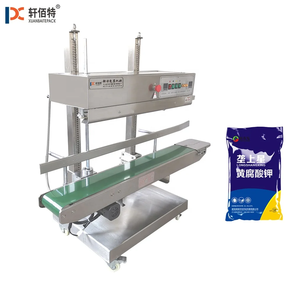 Model CBS1100V Plastic Bag  Machine Vertical Continuous Band Sealer