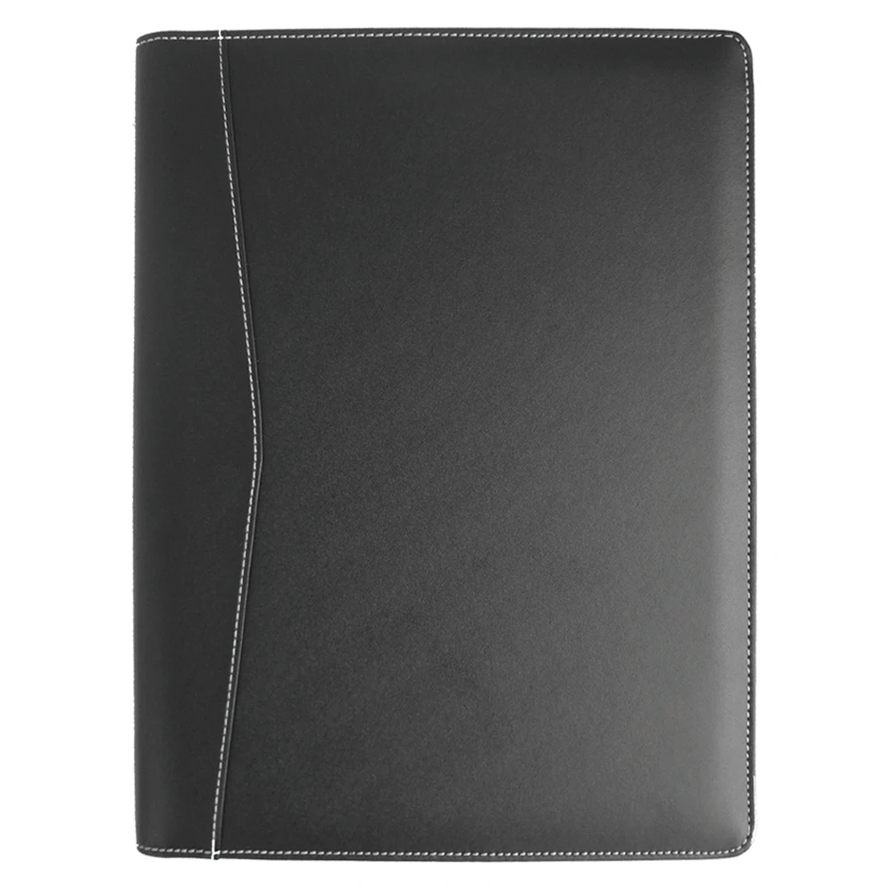 New School Office Conference A4 PU Leather Conference Folder Business Padfolio Portfolio Case with Letter Writing Pad