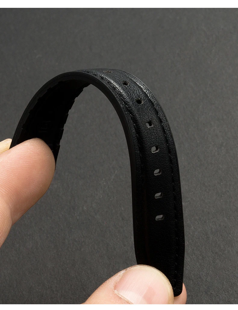 Waterproof  breathability Silicone  Soft Rubber Watch Straps Replacement Watch Bands for Men Women  10mm 12mm 14mm 16mm