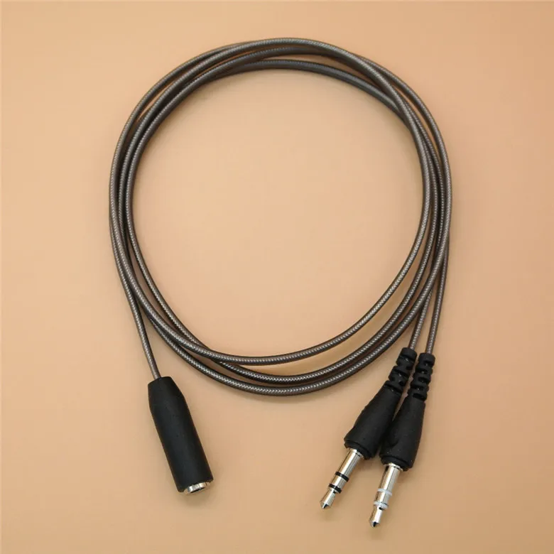 
Headphone Splitter 3.5mm Jack 2 Male to 1 Female Headset Adapter Audio Cable for Computer PC Audio Splitter Cable 1M 