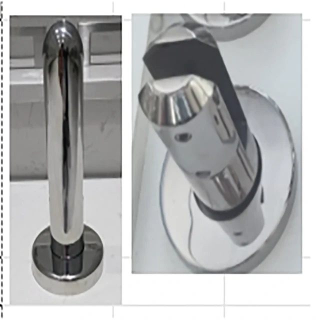 12mm railing glass holding clamp small banister glass holder 316 choice brushed surface project usage beach special usage