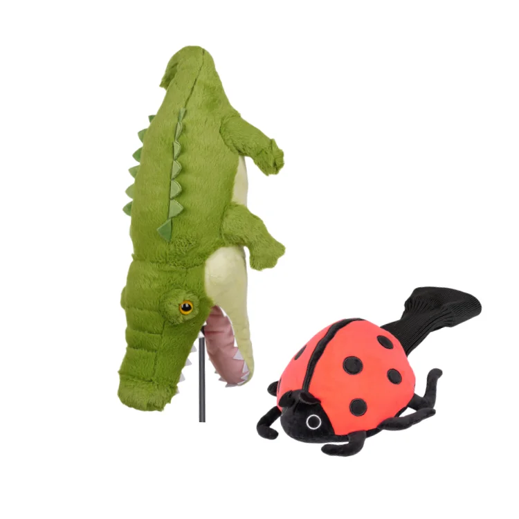 Custom Colorful Muppets Plush Golf Driver Head Cover Golf Club Headcover Golf Headcover Animal Headcover