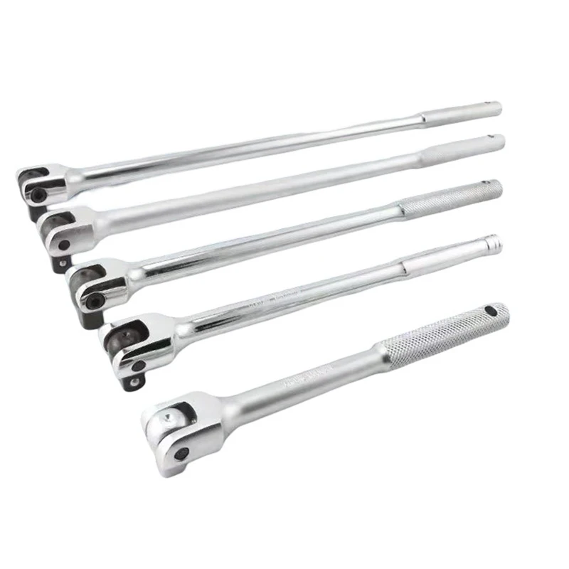 Universal Flex-Head Socket Spanner 180 Degree Rotation Ratchet Wrench Flexible Extension Wrench Tool