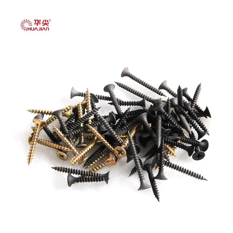 china screw factory High Quality Black Screw Galvanized Phosphate Gypsum Drywall Screws