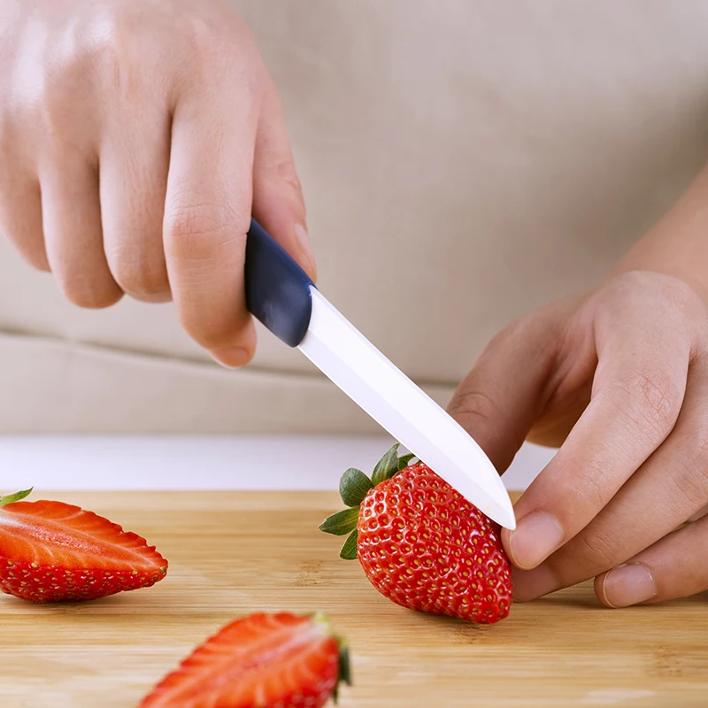 Kitchen Gadget Portable 2 In 1 Ceramic Paring  Peeler Knife