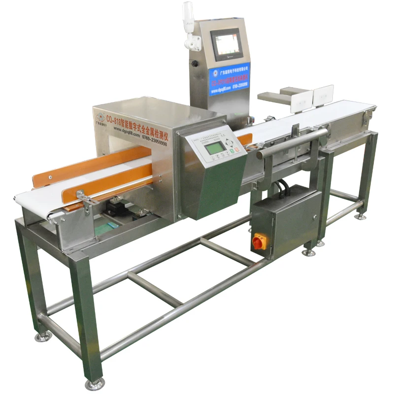 Factory customization online Combination units Checkweigher and Metal Detector Combo System for food