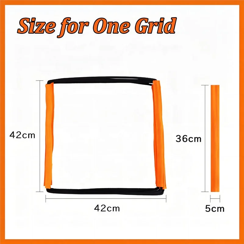 Dual-Purpose Soccer Training Jump Ladder Multifunctional Agility Ladder Speed Training Coordination Footwork Football Equipment