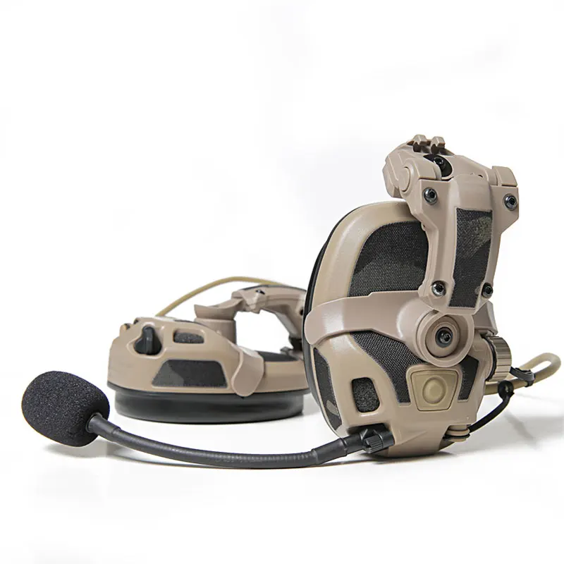 Outdoor Hunting Earmuff Noise Canceling Headphones Shooting Earmuffs Pickup Noise Reduction Tactical Headset Connect Helmet