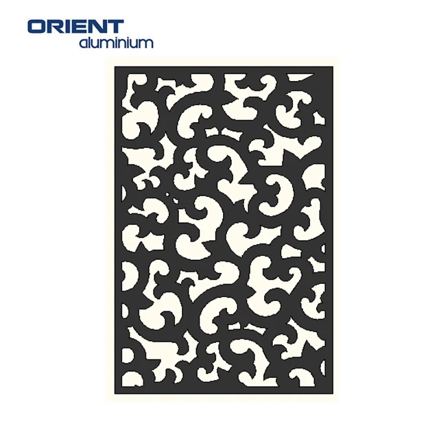 Decorative aluminum laser cutting panels outdoor garden fence