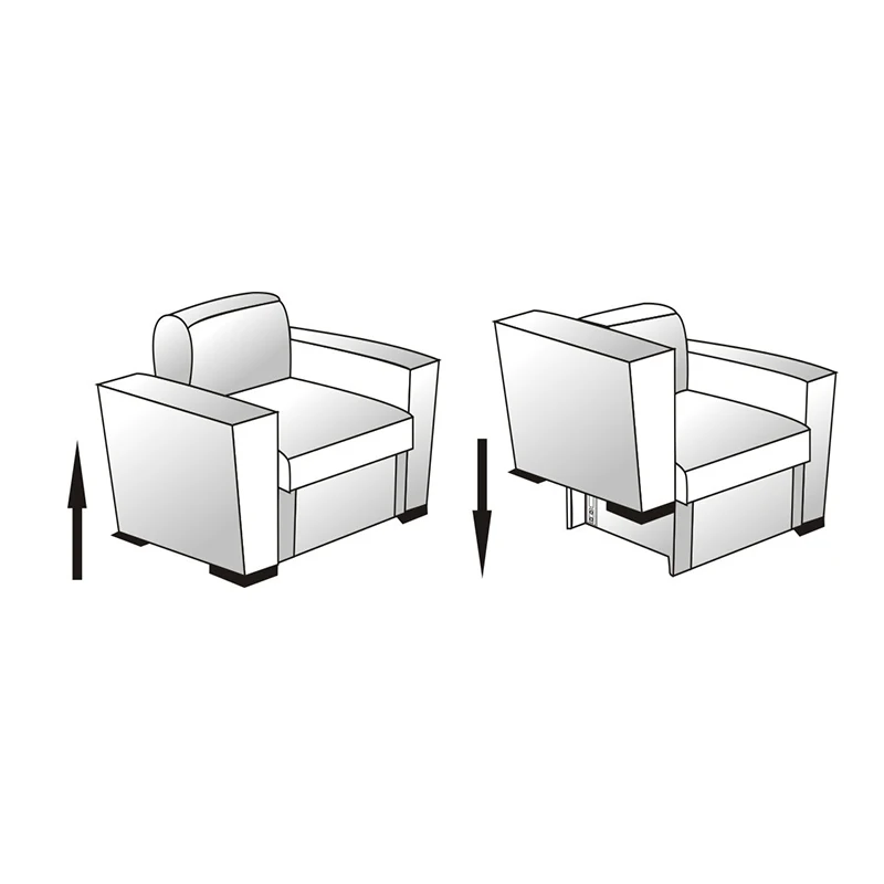 wholesale Furniture Connector two holes prong Sofa Joint Connector Metal Small Furniture Hardware Fittings Sofa Hinge