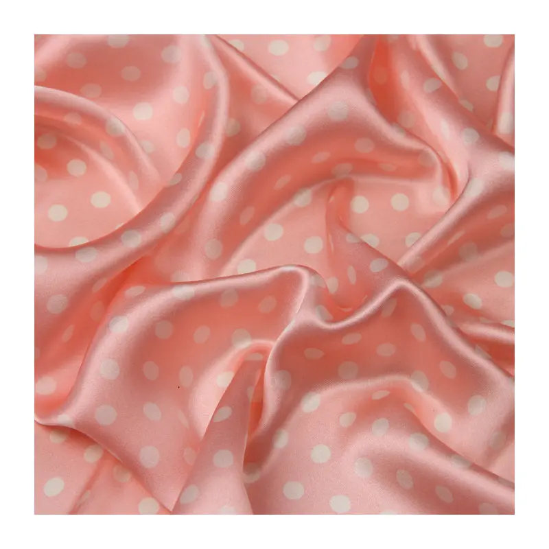 
 Оптовая продажа, атласная ткань из чистого шелка с цифровым цветочным принтом  