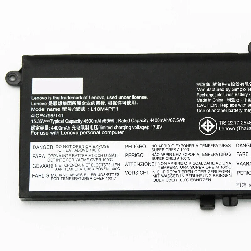 Strength Factory Laptop Battery For Lenovo Yoga C940-15IRH s740-15irh battery L18M4PF1 SB10W67267