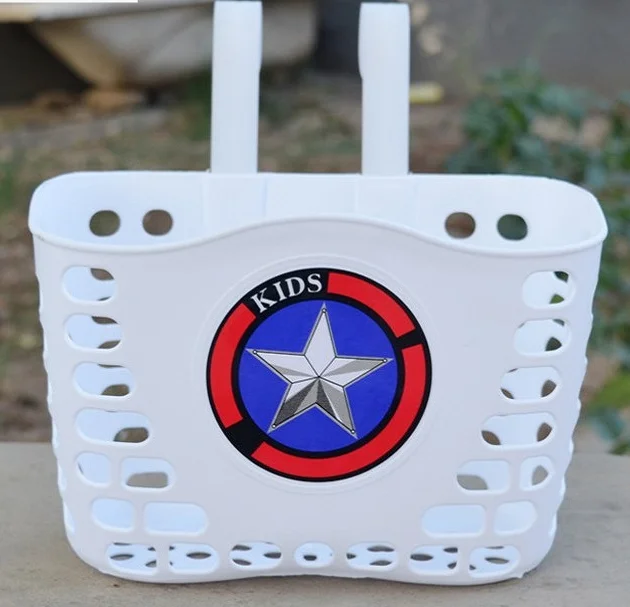 Popular Kids adult Bike Plastic Basket quick release removable  Children Bicycle Parts Front Rear Basket Bicycle Basket