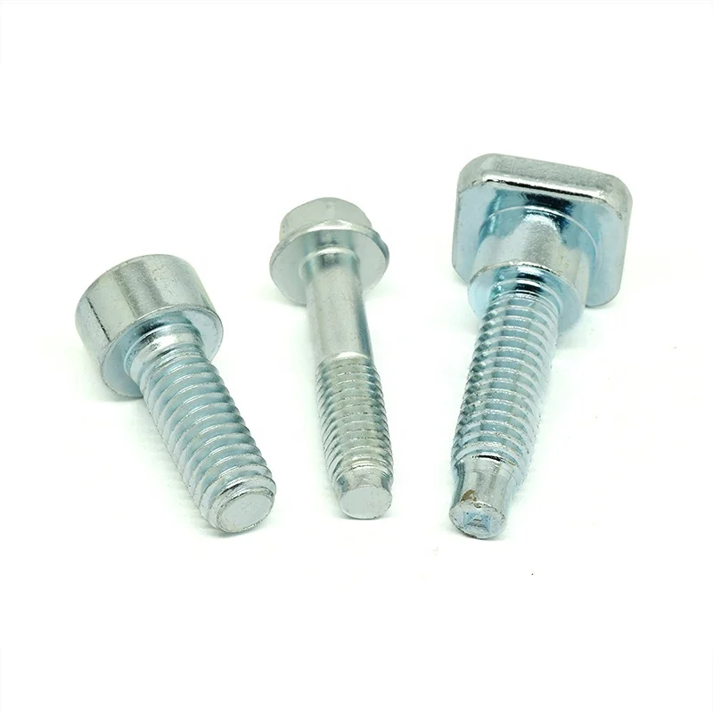 High strength galvanized screws customized slotted machine screws and cap bolt for auto parts