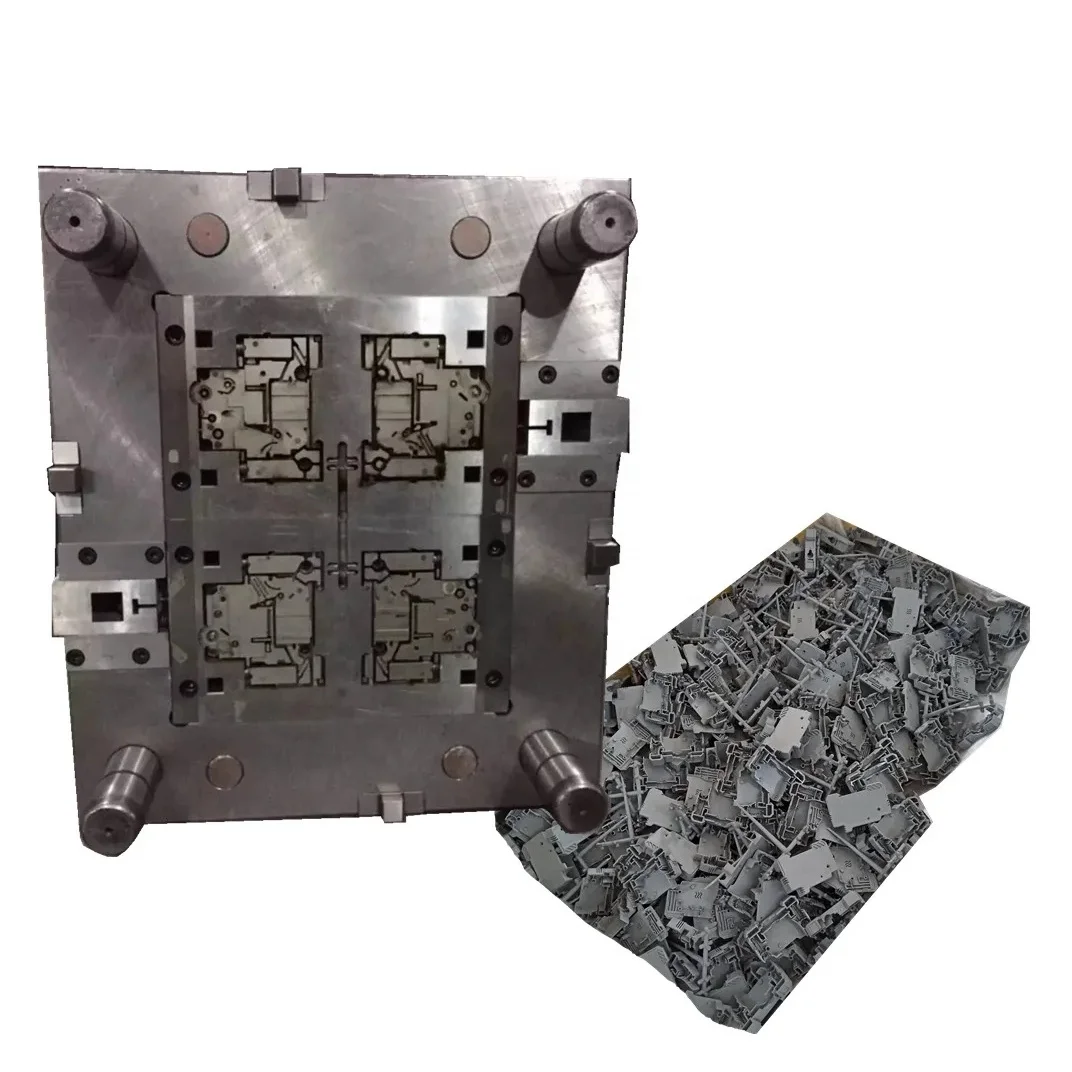 Video!Yueqing Nationhunter mold Electric surge protector plastic circuit breaker shell enclosure injection template mould