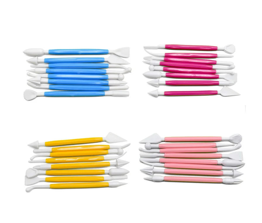 Hot Selling 8pcs Cookie DIY Fondant modelling tools Baking Tool Set cake decoration tools cake decorating pen