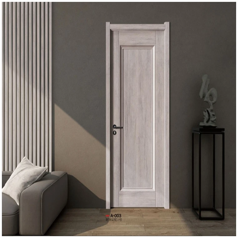 China UPVC Cross Categories Consolidation Wooden composite exterior door