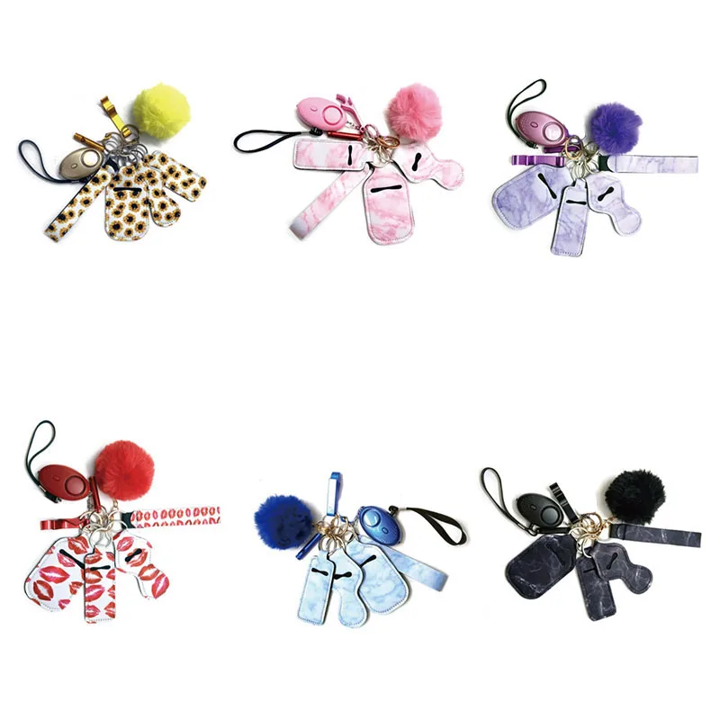 2022 New Product Women and Girls Outdoor Personal Alarm Keychain Safety Keychain Self Defense Keychain Set