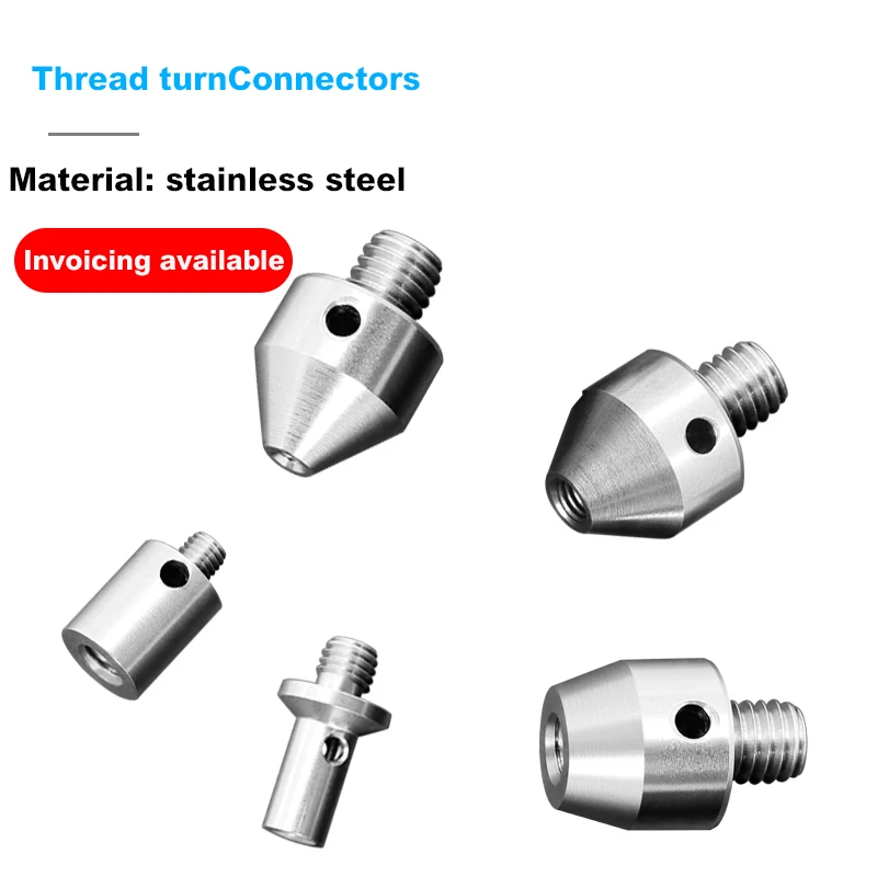 Factory direct transfer thread adapter non standard custom M2M3M4M5 styli thread adapter