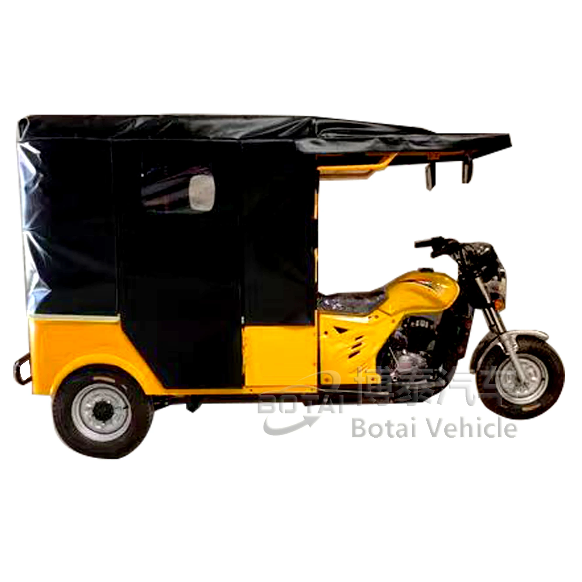 150cc трехколесный мотоцикл с закрытой кабиной пассажирский велосипед такси лучшие продажи Tuktu
