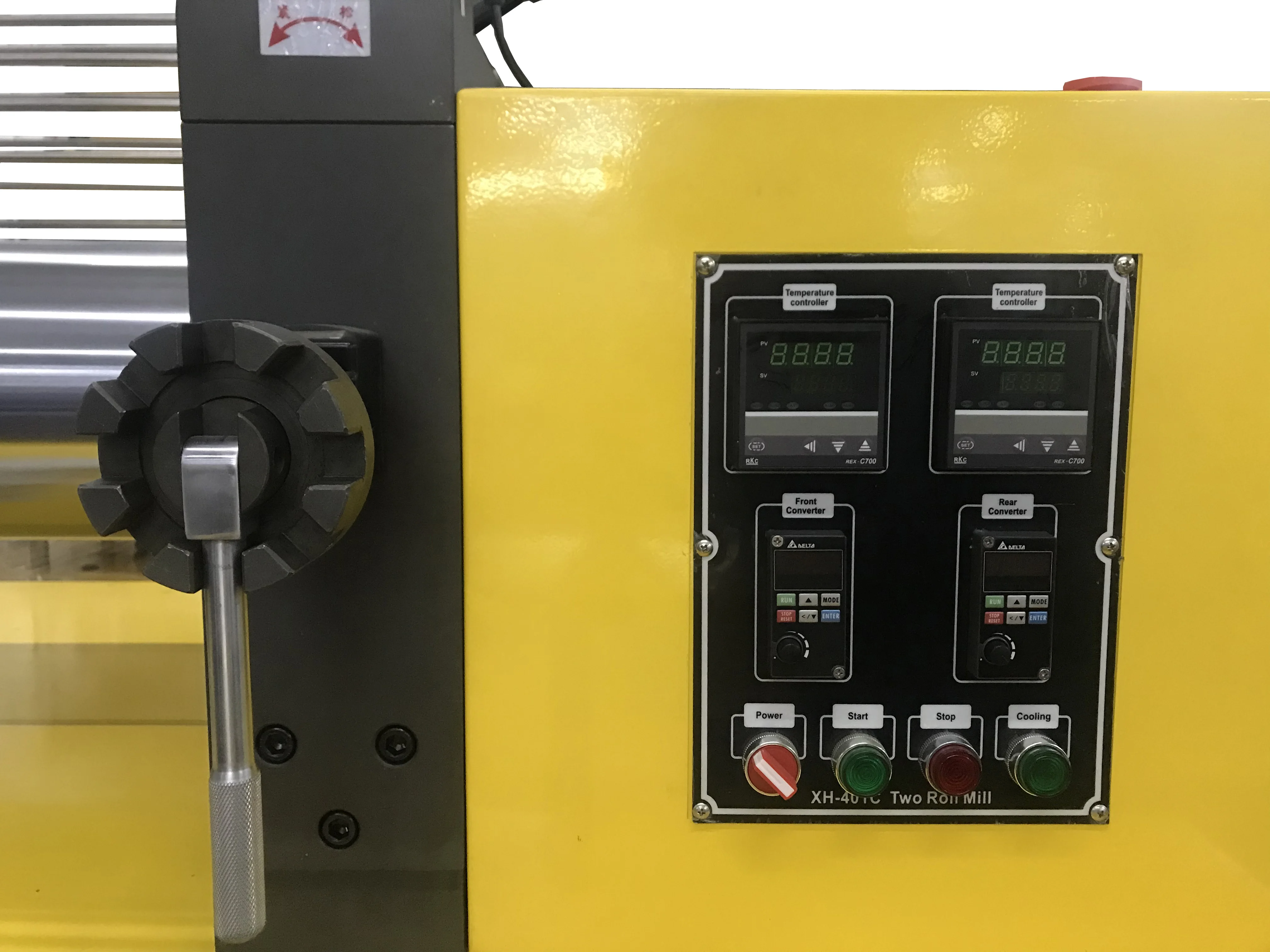 Lab rubber two roll mixing mill plastic rubber machinery