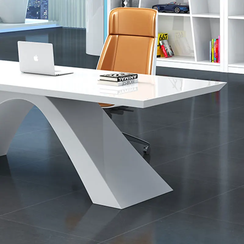 Simple Paint Boos Desk President Computer Table Modern Executive Desk And Chair Manager Office Table