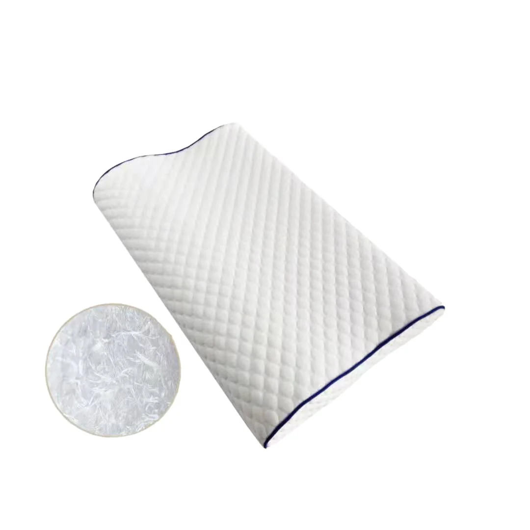 Skylee Air Fiber Wave High Rebound Support POE Vermicelli Polymer Cooling Cervical Washable POE Vermicelli High Neck Pillow