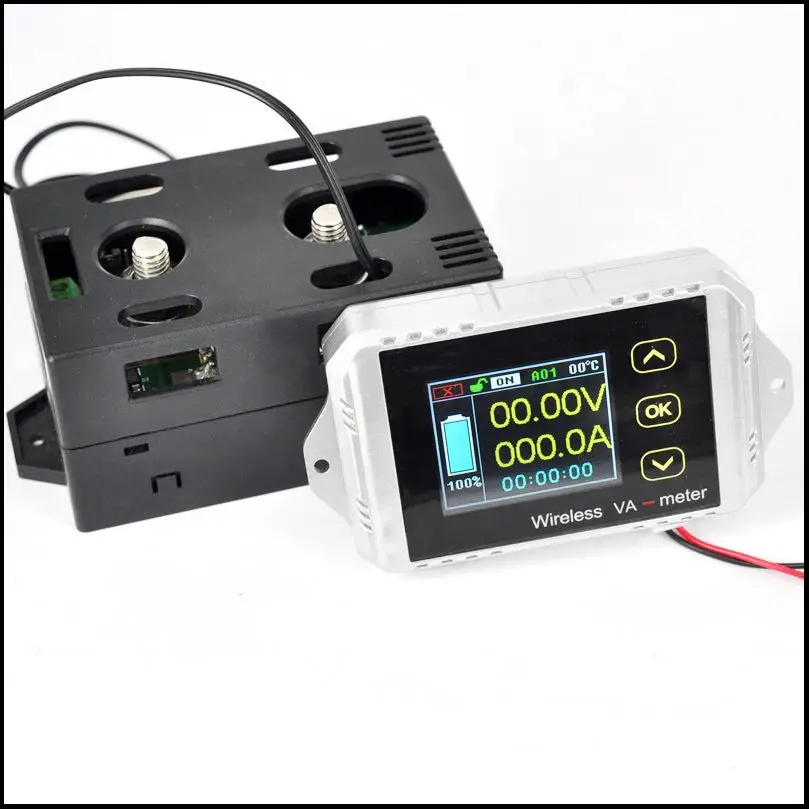  Coulomb метр VAT1050 100 В 50 А беспроводной измеритель напряжения и тока мониторинг автомобильной