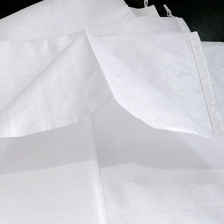 15Kg 25Kg 50Kg 100Kg White Color Polypropylene PP Woven Sack Bags For Grains Rice Flour