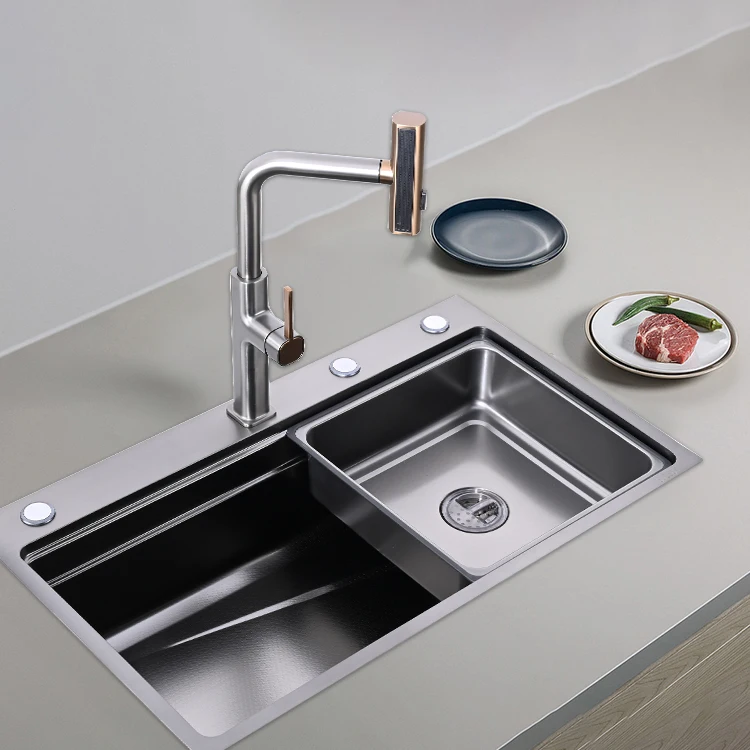 SONSILL Luxury Home Kitchen  304 Stainless Steel 0.95MM Thickness Modern Kitchen Sink
