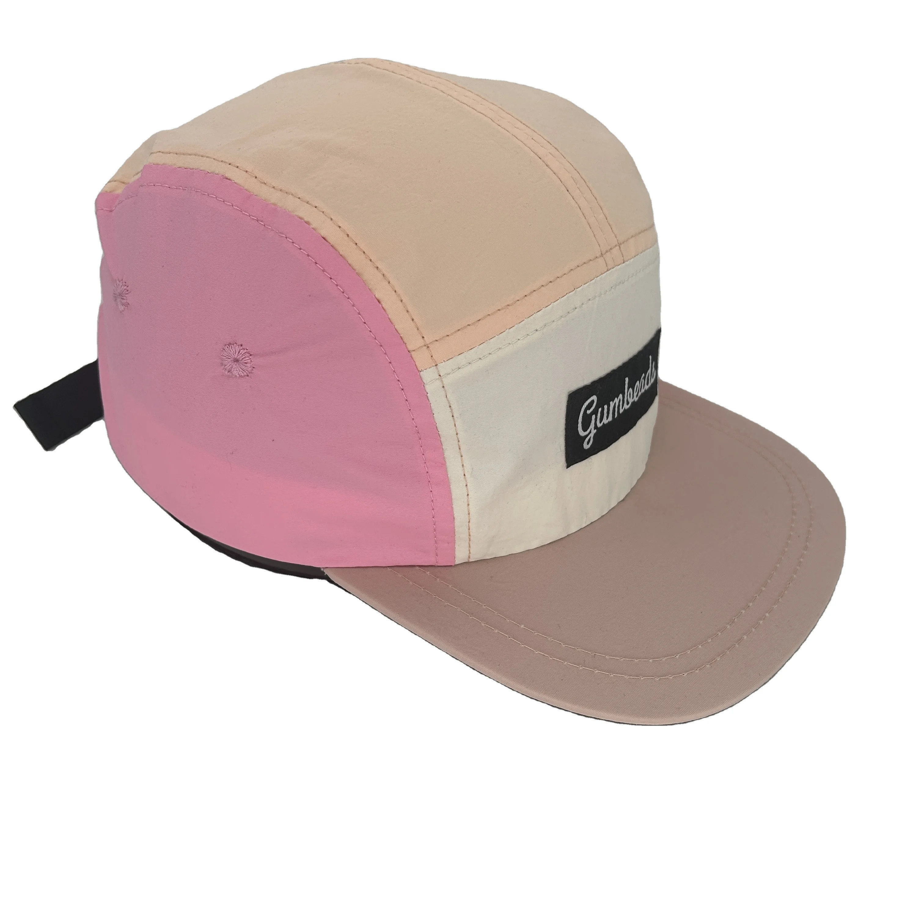 Custom Logo Snapback Waterproof Running Five Panel Camp Cap