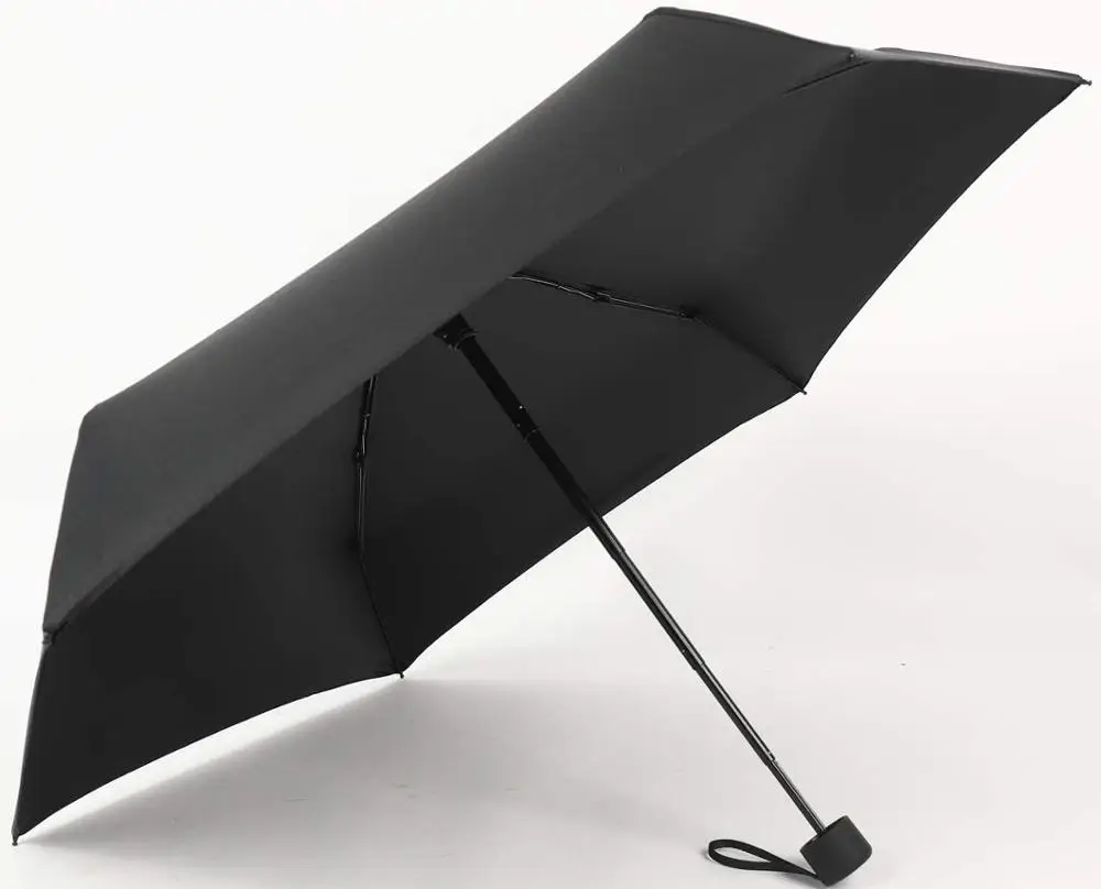Ovida best quality wind proof compact small pocket size portable 5 fold mini capsule umbrella