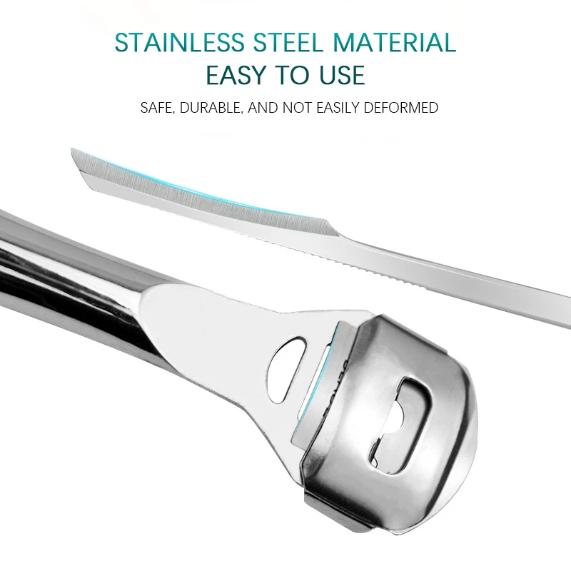 High Quality 4-in-1 Manicure  Pedicure Set Professional stainless steel foot files Dead skin removal foot planer foot care tool