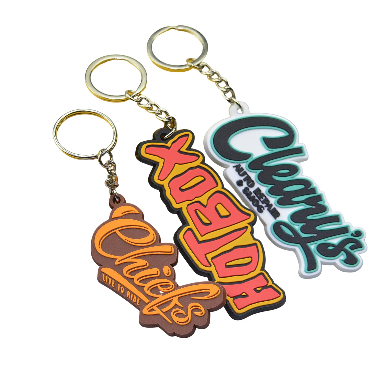 Selling Creative Fashion Cactus Keyring Custom 2D Soft Pvc Keychain Key Ring Charms