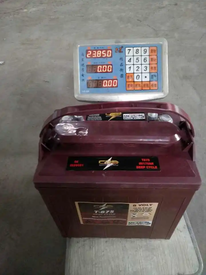 CBB 170ah 8V Deep cycle battery tubular plate battery T875 /GC8 flooded battery ups