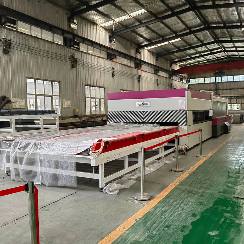 2442 Force Convection Flat Glass Tempering Furnace Tempered Glass Making Machinery