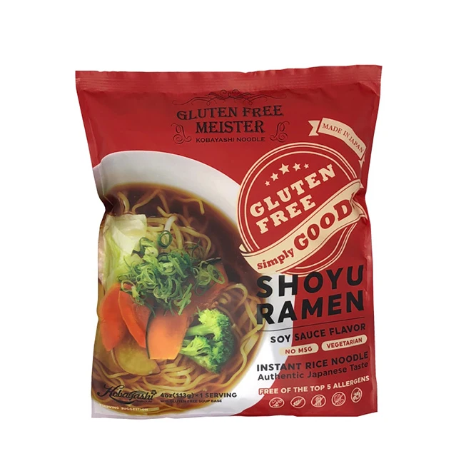 Japan dried instant ramen liquid soup set sea food industry bag noodles