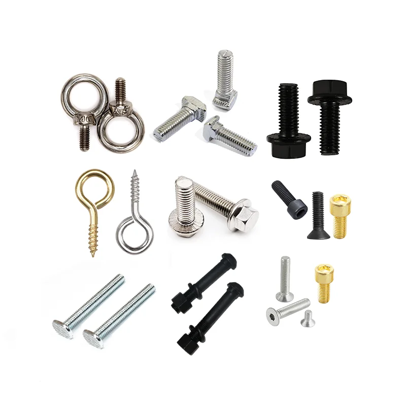 Customized All Sizes High,  quality M8 M10 M12 A4-70 A4-80 carbon steel Stainless Steel Full thread DIN 444 Eye Bolts/