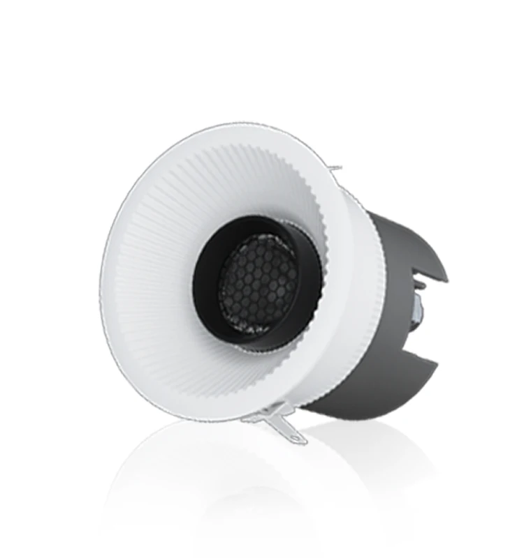 Best Service Wall Cleaning Light 12W LED Downlight Embedded Spotlight Circular Downlight Shell