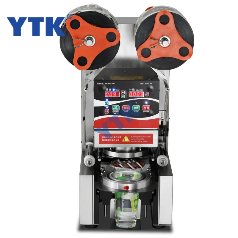 Stainless Steel New Popular Bubble Tea Cup Sealing Machine With LCD Screen For bubble Tea Pearl Making Machine Cup Sealing