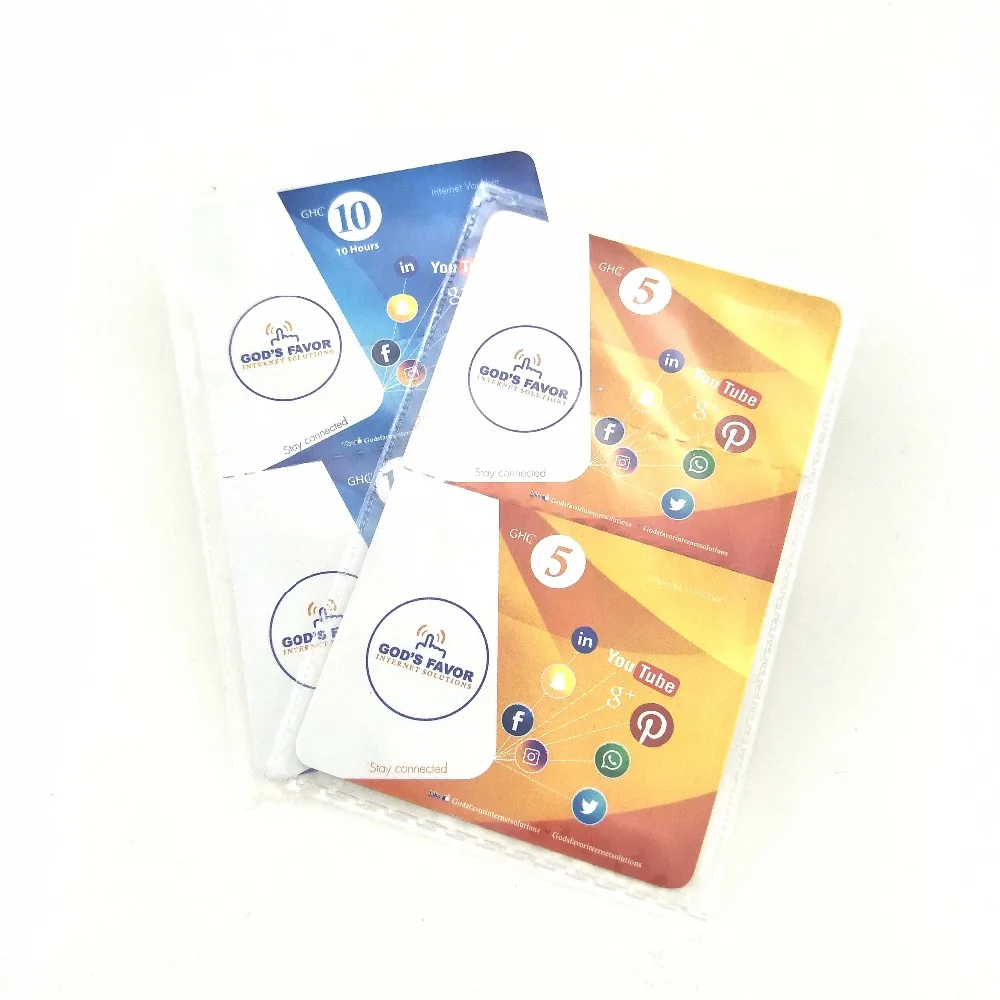 
Customized Prepaid Scratch Paper Ticket Phone Card 